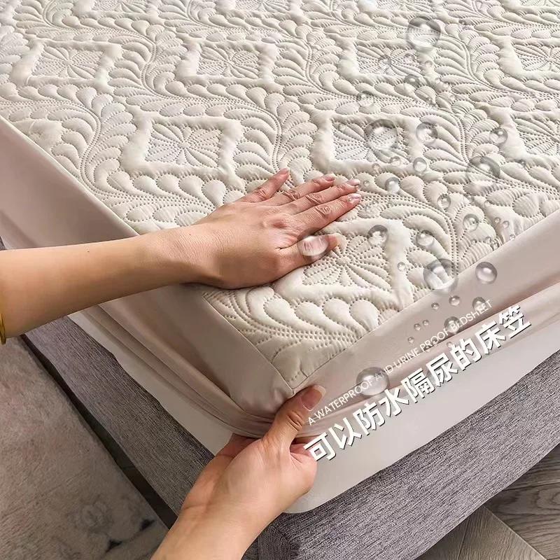 Waterproof Mattress Protector Breathable - Protetor de Colchão Impermeável e Espesso,