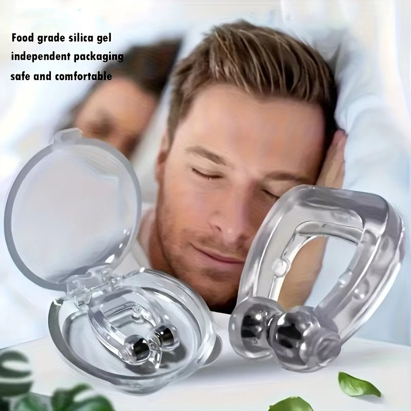 Anti Snore Contour Pillow - 1/2/3/4/5/6 Peças Clipe Nasal Magnético de