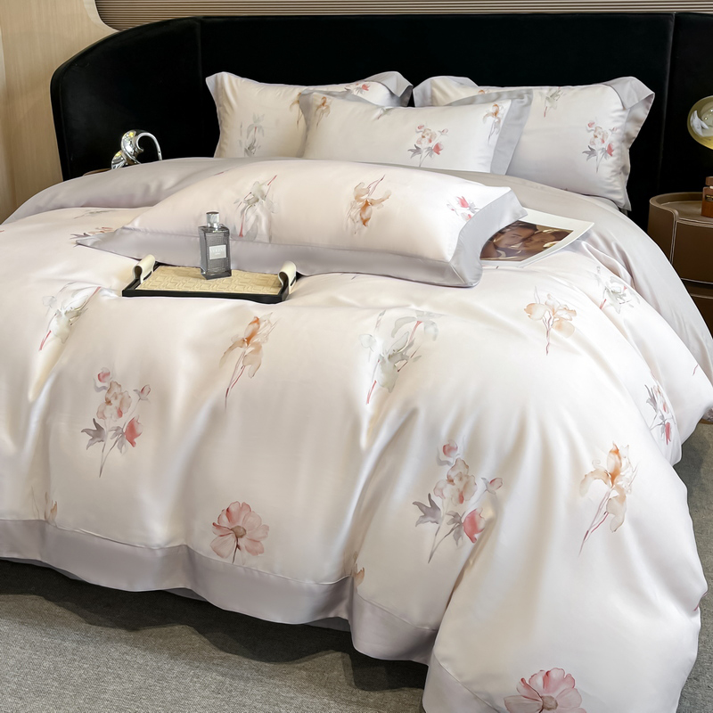 Aesthetic Floral Duvet Cover - Conjunto de Cama com Estampa Floral