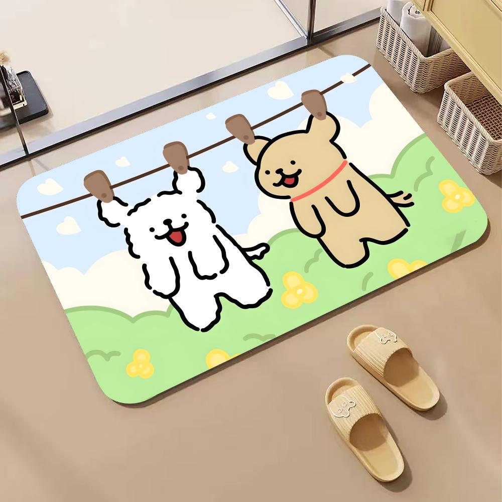 Tapete de Chão Anime L-LINE FR - Quick Dry Diatomite Bath Mat avaliação e preço