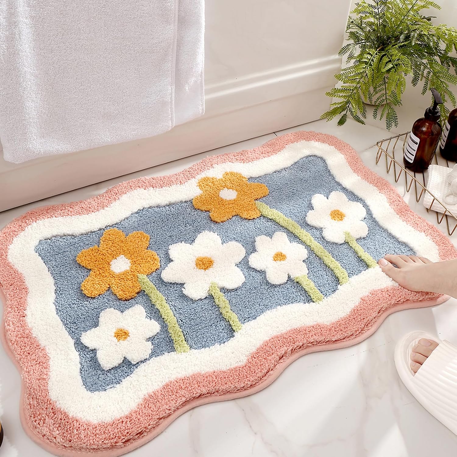 Tapete de banho antiderrapante - Quick Dry Diatomite Bath Mat avaliação e preço