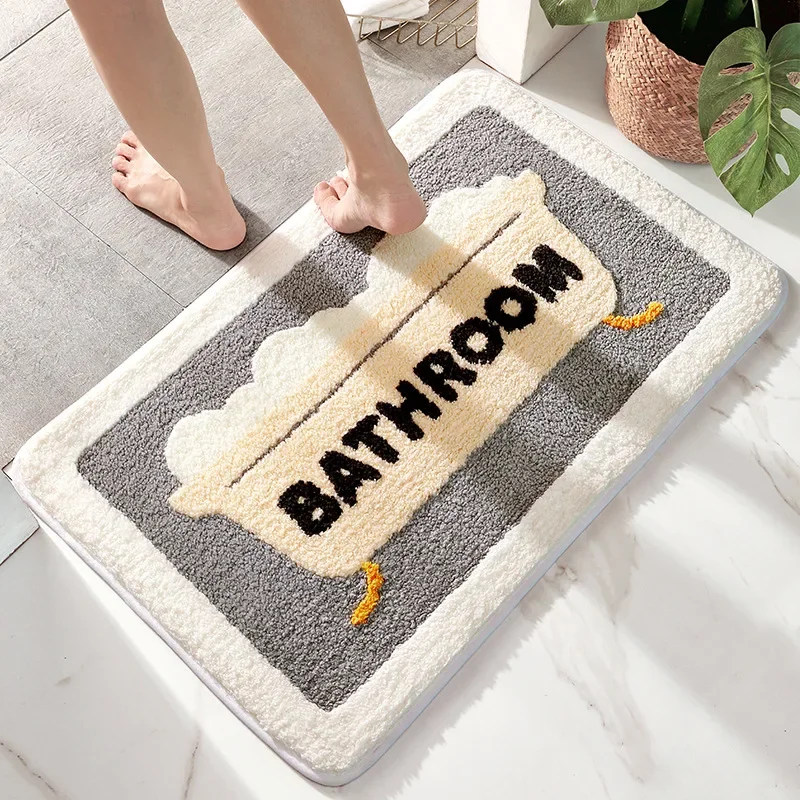 Tapete de banho antiderrapante - Quick Dry Diatomite Bath Mat avaliação e preço