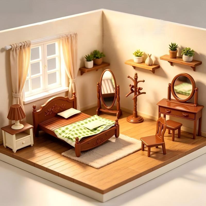Nova casa de bonecas com mobil - Kitchen avaliação e preço