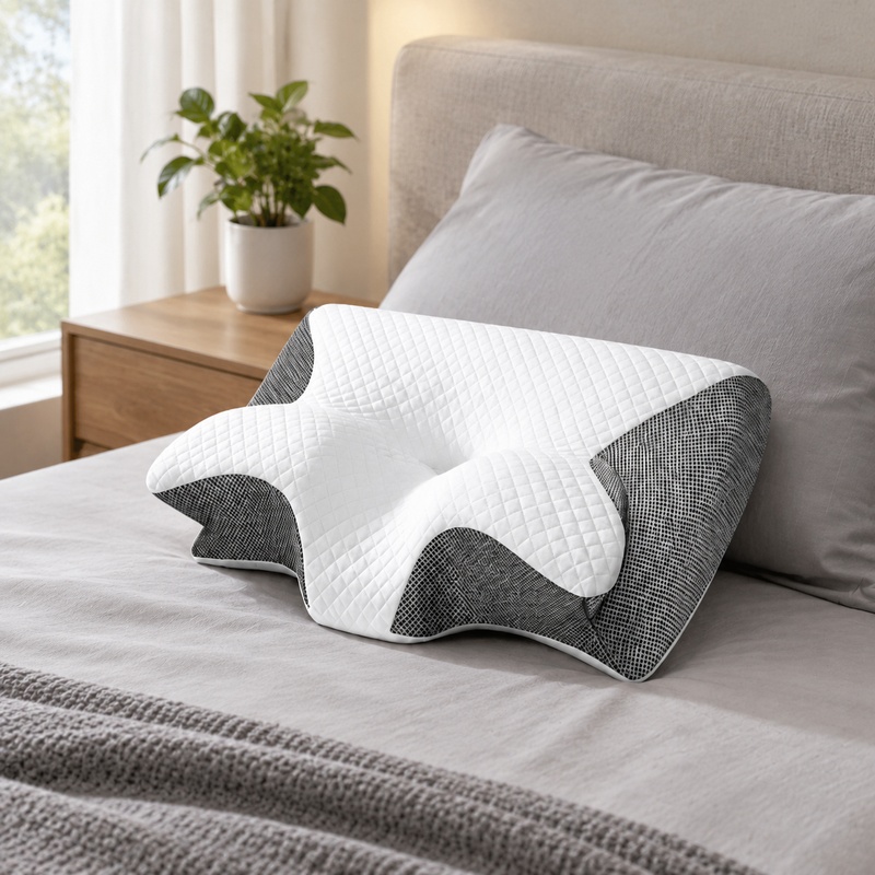 Almofada ortopédica de espuma  - Memory Foam Orthopedic Pillow Neck Pain avaliação e preço