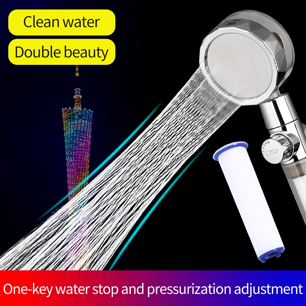 Nova hélice chuveiro cabeça al - High Pressure Shower Head Handheld avaliação e preço