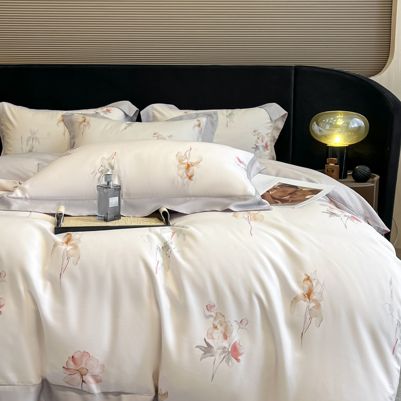 Conjunto de Cama com Estampa F - Aesthetic Floral Duvet Cover avaliação e preço
