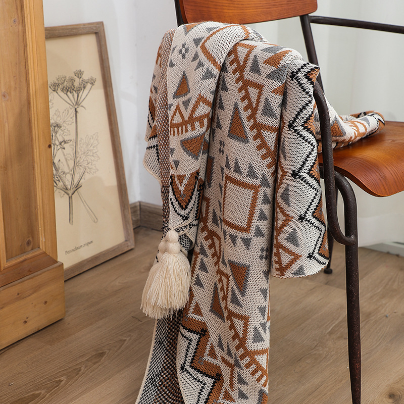 Manta Boho Sudoeste com Franja - Boho Throw Blanket Fringe avaliação e preço